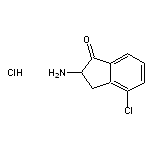 2-amino-4-chloro-2,3-dihydro-1H-inden-1-one hydrochloride