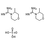 bis(3-methylmorpholine-4-carboximidamide), sulfuric acid