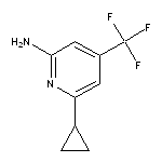 6-cyclopropyl-4-(trifluoromethyl)pyridin-2-amine