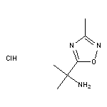 2-(3-methyl-1,2,4-oxadiazol-5-yl)propan-2-amine hydrochloride