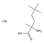 2-amino-2,5,5-trimethylhexanoic acid hydrochloride