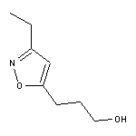 3-(3-ethyl-1,2-oxazol-5-yl)propan-1-ol