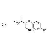 methyl 3-amino-2-(4-bromophenoxy)propanoate hydrochloride