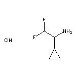 1-Cyclopropyl-2,2-difluoroethanamine Hydrochloride