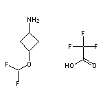 cis-3-(difluoromethoxy)cyclobutan-1-amine, trifluoroacetic acid