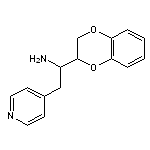 1-(2,3-dihydro-1,4-benzodioxin-2-yl)-2-(pyridin-4-yl)ethan-1-amine