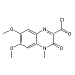 6,7-dimethoxy-4-methyl-3-oxo-3,4-dihydroquinoxaline-2-carbonyl chloride