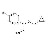 2-(4-chlorophenyl)-2-(cyclopropylmethoxy)ethan-1-amine