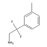 2,2-difluoro-2-(3-methylphenyl)ethan-1-amine