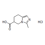 3-Methyl-5,6,7,8-tetrahydroimidazo[1,5-a]pyridine-6-carboxylic Acid Hydrochloride