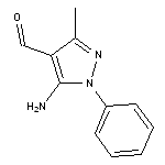 5-amino-3-methyl-1-phenyl-1H-pyrazole-4-carbaldehyde