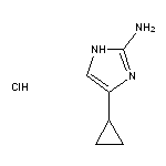 4-cyclopropyl-1H-imidazol-2-amine hydrochloride