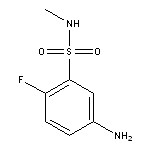 5-amino-2-fluoro-N-methylbenzene-1-sulfonamide