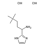 1-(1H-imidazol-2-yl)-4,4-dimethylpentan-1-amine dihydrochloride