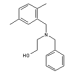 2-{benzyl[(2,5-dimethylphenyl)methyl]amino}ethan-1-ol