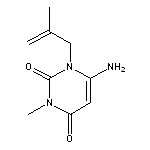 6-amino-3-methyl-1-(2-methylprop-2-en-1-yl)-1,2,3,4-tetrahydropyrimidine-2,4-dione