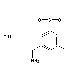 (3-chloro-5-methanesulfonylphenyl)methanamine hydrochloride