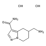 5-(aminomethyl)-4H,5H,6H,7H-pyrazolo[1,5-a]pyridine-3-carboxamide dihydrochloride