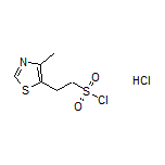 2-(4-Methyl-5-thiazolyl)ethanesulfonyl Chloride Hydrochloride