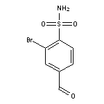 2-bromo-4-formylbenzene-1-sulfonamide