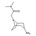 2-{3-amino-8-azabicyclo[3.2.1]octan-8-yl}-N,N-dimethylacetamide