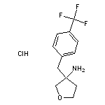 3-{[4-(trifluoromethyl)phenyl]methyl}oxolan-3-amine hydrochloride