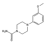 4-(3-methoxyphenyl)piperazine-1-carboxamide