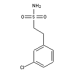 2-(3-chlorophenyl)ethane-1-sulfonamide