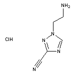 1-(2-aminoethyl)-1H-1,2,4-triazole-3-carbonitrile hydrochloride