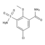 5-chloro-2-methoxy-3-sulfamoylbenzamide