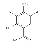 4-amino-2-hydroxy-3,5-diiodobenzoic acid