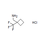 [1-(Trifluoromethyl)cyclobutyl]methanamine Hydrochloride