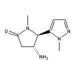 trans-4-amino-1-methyl-5-(1-methyl-1H-pyrazol-5-yl)pyrrolidin-2-one