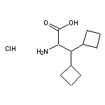 2-amino-3,3-dicyclobutylpropanoic acid hydrochloride