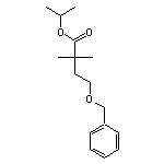 propan-2-yl 4-(benzyloxy)-2,2-dimethylbutanoate