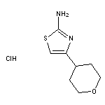 4-(oxan-4-yl)-1,3-thiazol-2-amine hydrochloride