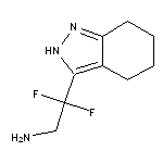 2,2-difluoro-2-(4,5,6,7-tetrahydro-2H-indazol-3-yl)ethan-1-amine