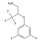 1-[(3-amino-1,1,1-trifluoropropan-2-yl)oxy]-3,5-difluorobenzene