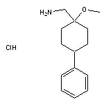 (1-methoxy-4-phenylcyclohexyl)methanamine hydrochloride