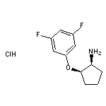 cis-2-(3,5-difluorophenoxy)cyclopentan-1-amine hydrochloride