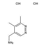 (5,6-dimethylpyridazin-4-yl)methanamine dihydrochloride