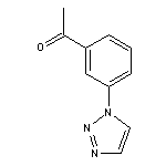 1-[3-(1H-1,2,3-triazol-1-yl)phenyl]ethan-1-one