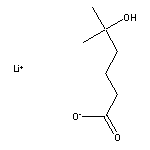 lithium(1+) ion 5-hydroxy-5-methylhexanoate