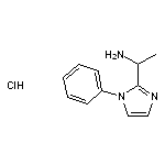 1-(1-phenyl-1H-imidazol-2-yl)ethan-1-amine hydrochloride