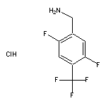 [2,5-difluoro-4-(trifluoromethyl)phenyl]methanamine hydrochloride