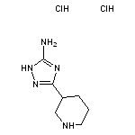 3-(piperidin-3-yl)-1H-1,2,4-triazol-5-amine dihydrochloride