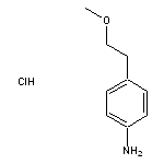 4-(2-methoxyethyl)aniline hydrochloride