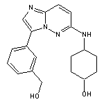 4-({3-[3-(hydroxymethyl)phenyl]imidazo[1,2-b]pyridazin-6-yl}amino)cyclohexan-1-ol