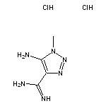 5-amino-1-methyl-1H-1,2,3-triazole-4-carboximidamide dihydrochloride