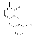 1-[(2-amino-6-fluorophenyl)methyl]-3-methyl-1,2-dihydropyridin-2-one